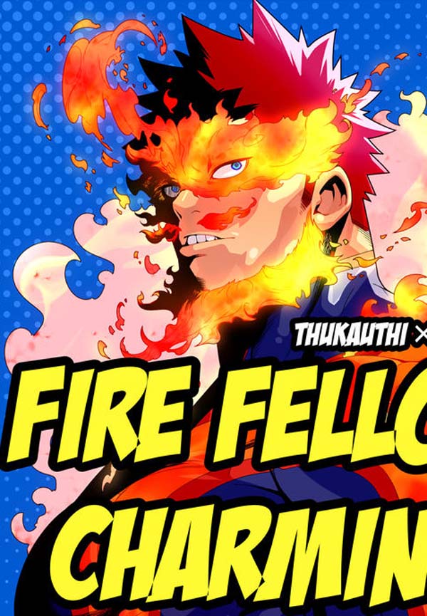 (naomasa tsukauchi 冢内直正 x flame hero endeavor フレイムヒーロ